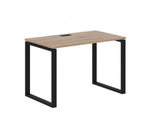 Стол письменный ЕДИС ЕКСТ 1167 Дуб Денвер светлый Черный / EDIS EQST