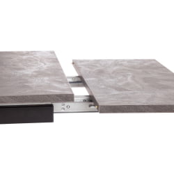 Стол ВИГО ЛДСП/ХПЛ/металл, 120 кс 80 кс 30 х 30 х 75 см, Мрамор черный/черный / VIGO ЛДСП/HPL/металл, x x