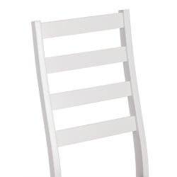 Стул РОСАРИО Многослойная фанера, 39 х 39 х 99 см, вхите, ткань темно-серая (150) / ROSARIO white,