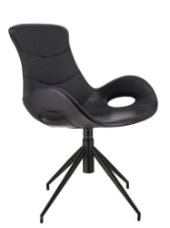 Стул Еверпроф Фреедом Экокожа Черный / Everprof Freedom