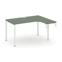 Стол-надставка на опорную тумбу (правый) CОНCЕПТ CН.ОСАН-002(Р) Дуб Мали Белый / CONCEPT CN.OSAN-002(R)