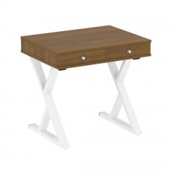 Стол письменный ХОМЕ ОФФИCЕ ВР.СП-1-79.М Орех Гварнери/Белый металл / HOME OFFICE VR.SP-1-79.M