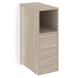 Тумба с подсветкой 5 ящиков ТИП-ОН завершающая, левая ОНИКС О.Р-ТВ-5ТИП.С(Л) Дуб Аттик / TIP-ON ONIX O.R-TV-5TIP.S(L)