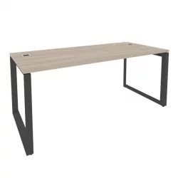Стол рабочий руководителя на О-образном м/к ОНИКС О.МО-СРР-5.8 Дуб Аттик/Антрацит / ONIX O.MO-SRR-5.8