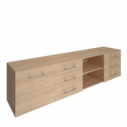 Тумба модульная четырехсекционная ЙАЛТА ЛТ-ТС 4.1Р Акация Лорка / YALTA LT-TS 4.1R