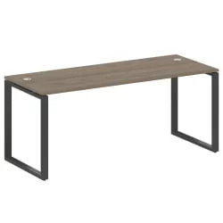 Стол письменный на О-образном м/к МЕТАЛ СЙСТЕМ БО.СП-5 Вяз/Антрацит / METAL SYSTEM