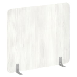 Перегородки на металлических опорах на фетровых подпятниках Р-лине ДП.Ф-160-140 Снежная Патина / R-line DP.F-160-140