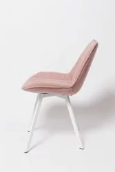Стул для гостиной К 21 вхите Розовый (ПС 12\б) / white (PС