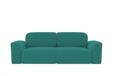 Диван прямой Сольхейм (Берхоусе) Цвет фасада: Азур рогожка; Тип: Прямой; Материал фасада: Микророгожка / (Berhouse)