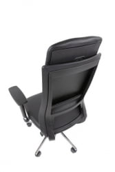 Офисное кресло CХАИРМАН 500 ЛЮКС (ЛУКС) ЭКО экокожа Черный / CHAIRMAN (LUX)