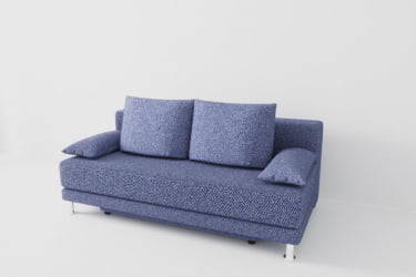 Диван прямой Стандарт (Берхоусе) Цвет фасада: Виолет; Тип: Прямой; Материал фасада: Рогожка / (Berhouse)