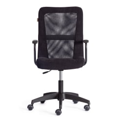 Кресло СТАФФ флок/ткань, черный, 35/В-11 / STAFF 35/W-11