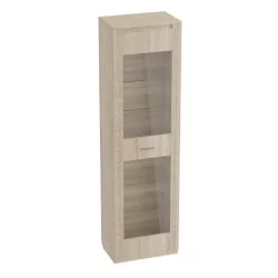 Шкаф со стеклянными дверьми Элана (В) Дуб сонома