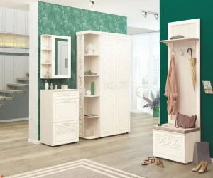 Тумба для обуви Тиффани 47.11.1 Сосна Астрид Мелинга