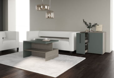 Зона для посетителей ВЕЛИОН №4 Нефрит Дуб Сильвер / VELION