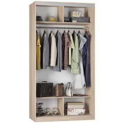 Шкаф-купе коричневый Б-220х120х60-3(ЯШТ-ЯШС-Д7Д8) / B-220х120х60-3(ЯШТ-ЯШС-D7D8)