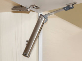 Шкаф-витрина кухонный (с системой плавного закрывания) Графит 74.08.2 Сосна Астрид-Ванил