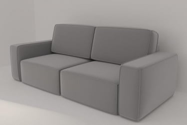 Диван прямой Сунндал (Берхоусе) Цвет фасада: Левис 04 велюр; Тип: Прямой; Материал фасада: Металл/Велюр / (Berhouse)