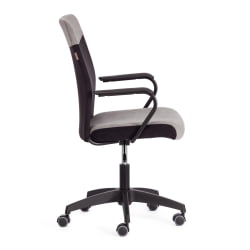 Компьютерное кресло ФЛЙ флок , серый/черный, 29/35 / FLY