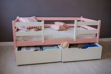 Ящик для детской кровати РооРоом ВК-7 Белые / RooRoom VK-7