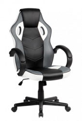 Кресло геймерское МCЛАРЕН Черно-серое / MCLAREN