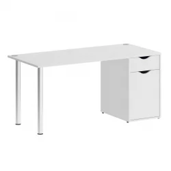 Стол письменный ХОМЕ ОФФИCЕ ВР.СП-3-158.1 Белый Бриллиант / HOME OFFICE VR.SP-3-158.1