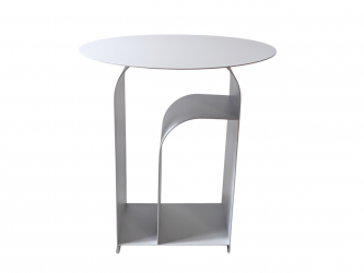 Журнальный столик Арвел металл белый / Arwel