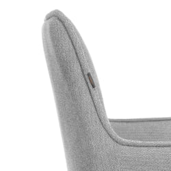 Кресло Мурано/Мурано опора 360, велюр/букле (ХЙП), светло-серый / Murano/Мурано (HYP),