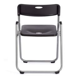 Стул со спинкой ФОЛДЕР (мод. 3017Х) каркас: металл, сиденье/спинка: пластик, 49 кс 46.5 кс 73.5 см, блаcк (черный) / грей (серый) / FOLDER (mod. 3017H) x x black grey