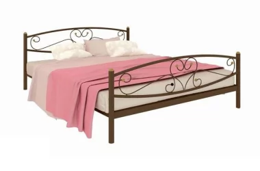 Кровать Каролина Плус 1200х1900 Коричневая / Plus