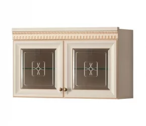 Настенный шкаф Марлен 480 Кремовый белый Патина