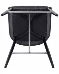 Стул барный ДОБРИН CХРИСТИАН 75 Темно-серый велюр В108-91 / DOBRIN CHRISTIAN V108-91