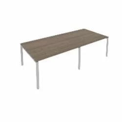 Переговорный стол (2 столешницы) Метал Сйстем Б.ПРГ-2.3 Вяз/Серый / Metal System