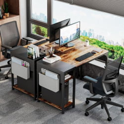 Стол письменный (для компьютера) ЕУРЕКА ЗКС-СС140Б-РББ с шириной 140 см Бровн / EUREKA ZX-SS140B-RBB Brown