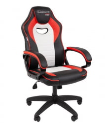 Кресло геймерское CХАИРМАН ДРАЙВ (ГАМЕ) 16 черный пластик черный/оранжевый/белый / CHAIRMAN (GAME)