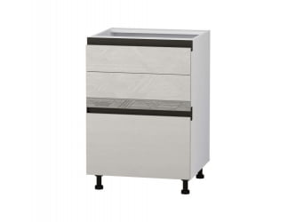 Напольный шкаф (3 ящика с доводчиком Титусофт) Бостон 61 / Titusoft)