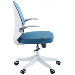 Детское компьютерное кресло CХАИРМАН CХ107 ткань голубой / CHAIRMAN CH107