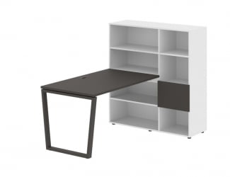 Рабочая станция ЕДИС ЕВРСТ 1213 Мокко Мокко Белый / EDIS EVRST