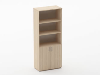 Шкаф высокий полуоткрытый Глассй 6.19.121 Венге / Glassy