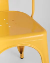 Стул ТОЛИКС с высокой спинкой Желтый глянцевый / TOLIX