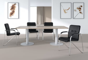 Кресло посетителя CХАИРМАН 850 Н (Н) (комплект из 6 шт) Черный / CHAIRMAN (N)