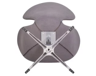 Кресло дизайнерское ДОБРИН СВАН Серая ткань ИФ11 / DOBRIN SWAN IF11