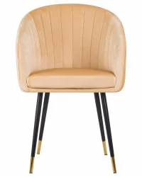 Стул обеденный ДОБРИН МАРЙ Песочный велюр 1922-3 / DOBRIN MARY