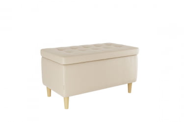 Пуф Чарли ПМ-004.1 крем (экокожа) / PM-004.1