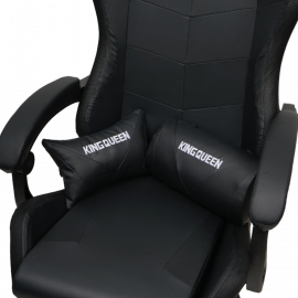 Кресло 908 КИНГКУЕЕН цвет черный с массажем и подсветкой 908-блаcк-масс / KINGQUEEN 908-black-mass