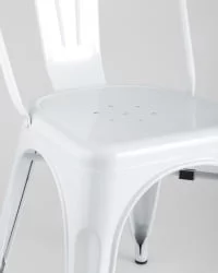 Стул ТОЛИКС с высокой спинкой Белый глянцевый / TOLIX