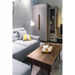 Шкаф двухстворчатый Сканди (ДС) Грей