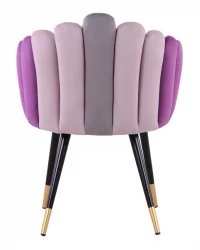 Кресло Камелия велюр Серый