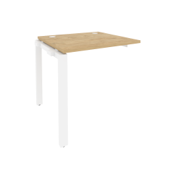 Наборный элемент рабочей станции на П-образном м/к ОНИКС О.МП-1.НРС-0.7 Тиквуд Светлый/Белый / ONIX O.MP-1.NRS-0.7