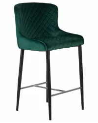 Стул полубарный ДОБРИН CХРИСТИАН 65 Зеленый велюр В108-64 / DOBRIN CHRISTIAN V108-64